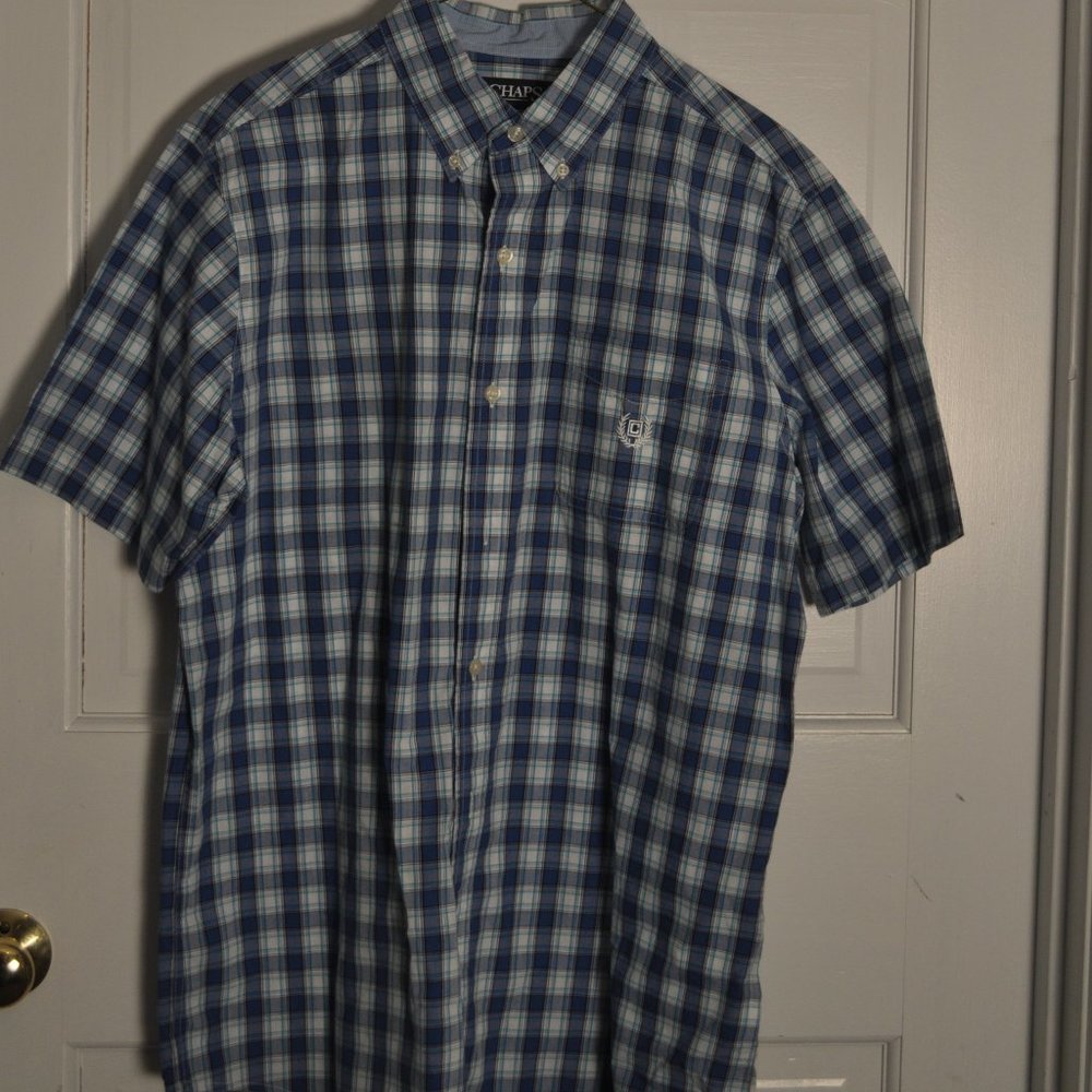 Chaps SS Button Front Shirt